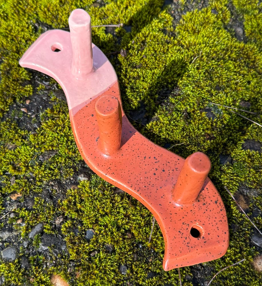 image of triple hook wall hanger