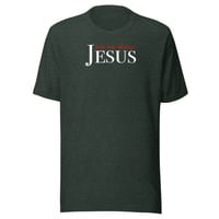 Image 3 of “Ask Me About Jesus” Unisex t-shirt (dark)