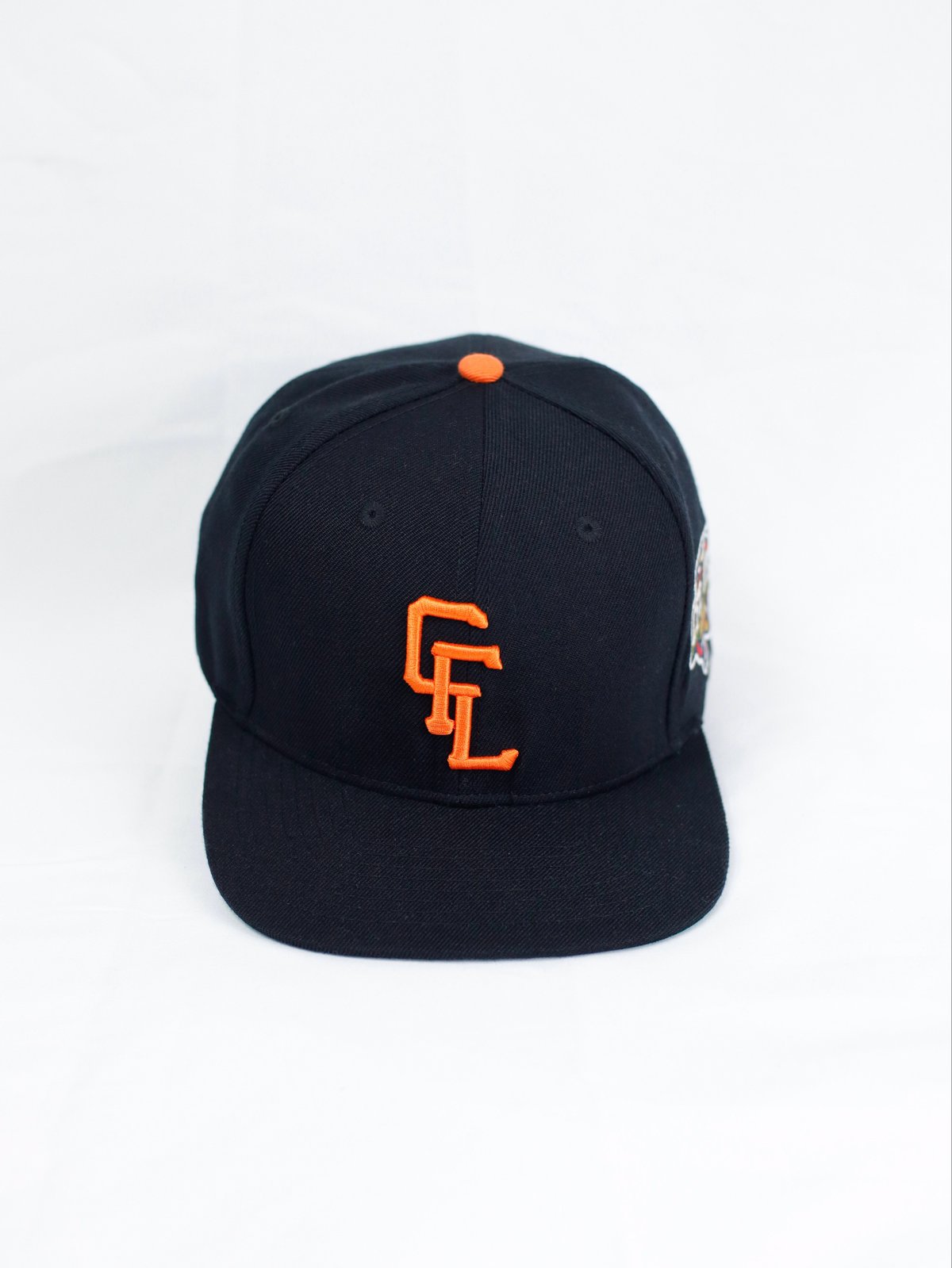 Image of Black & Orange Fitted 