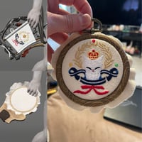 Image 4 of WVR Embroidery Hoop Keychains