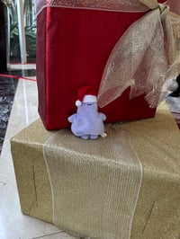 Image 2 of Santa Grimace (removable hat)