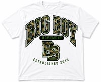 Camo Varsity Tee