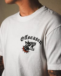 Image 4 of Women's Cropped Offseason Doberman Shirt (White)