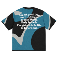 Image 1 of Classic Tee #1 Teal/Light Gray/Black
