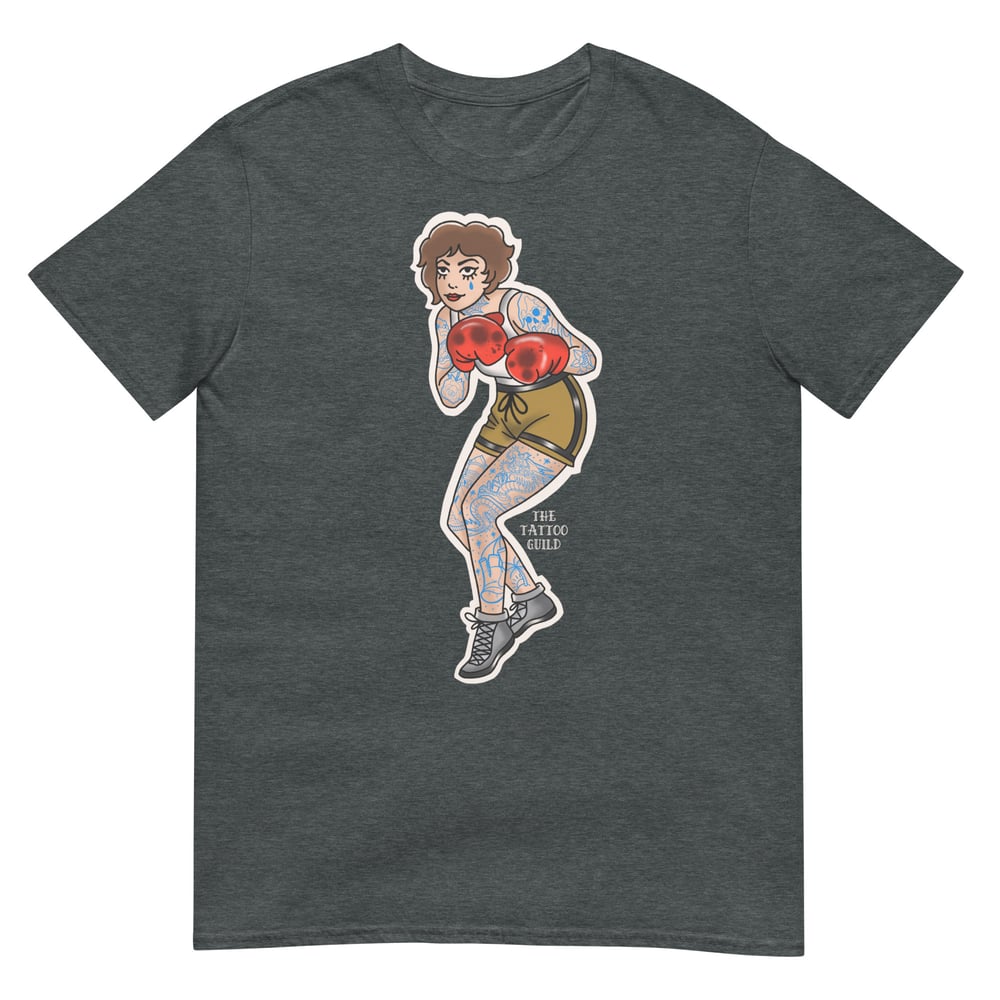 Vintage Female Boxer Unisex T-Shirt