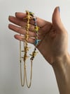 BARBED WIRE CHOKER THIN CHAIN