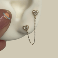 Image 2 of hearts double  studs