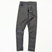 Image 2 of Zara Girls Faux Leather Skinny Leggings