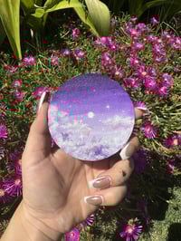 Purple cloud painting 