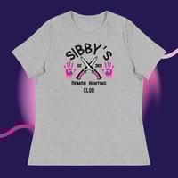 Image 4 of Sibby's demon hunting club with bloody hands Women's Relaxed T-Shirt