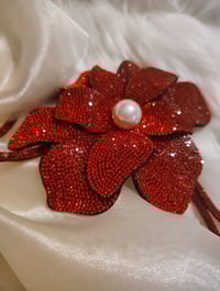 Image 2 of RA'NAE RED & PEARL NECKLACE 