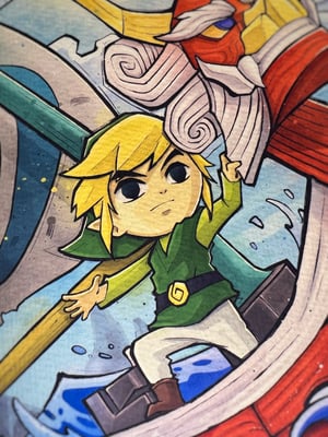 Image of Wind Waker Watercolor
