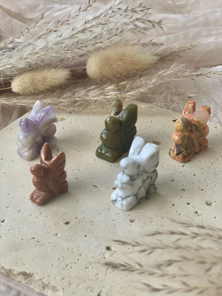 Image of Mini Fairy Carvings (assorted materials) 