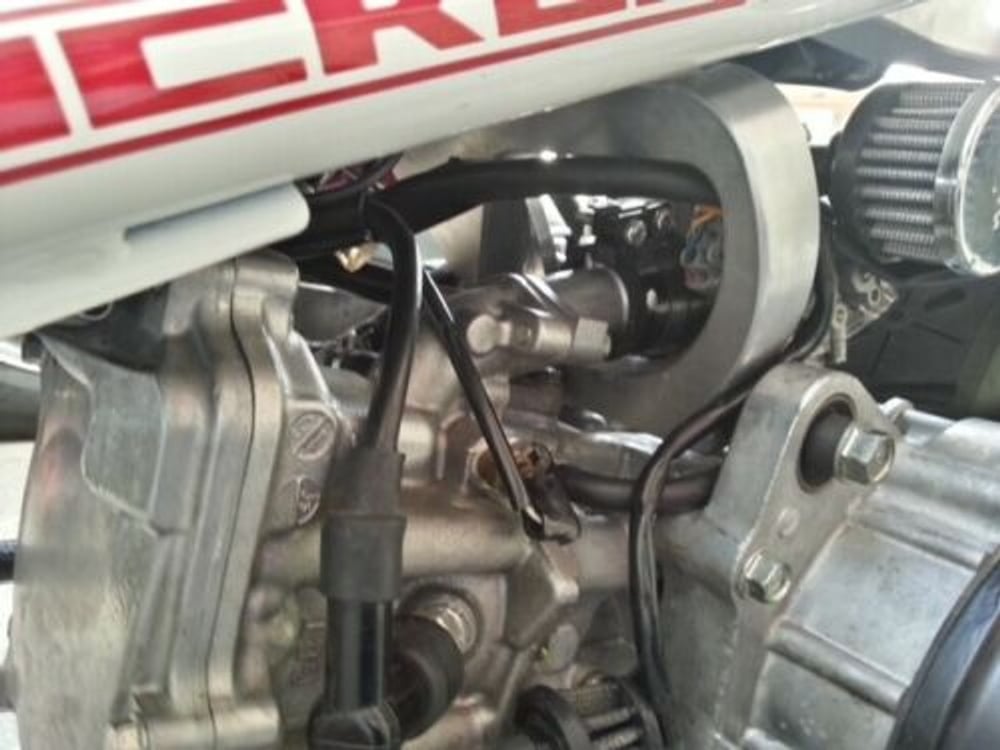 Engine Mount 8" Wide Wheel for Honda Ruckus with OEM 49cc Engine