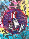 Grateful Dead Late 80s Psychedelic Cat Lot T-Shirt - Size L