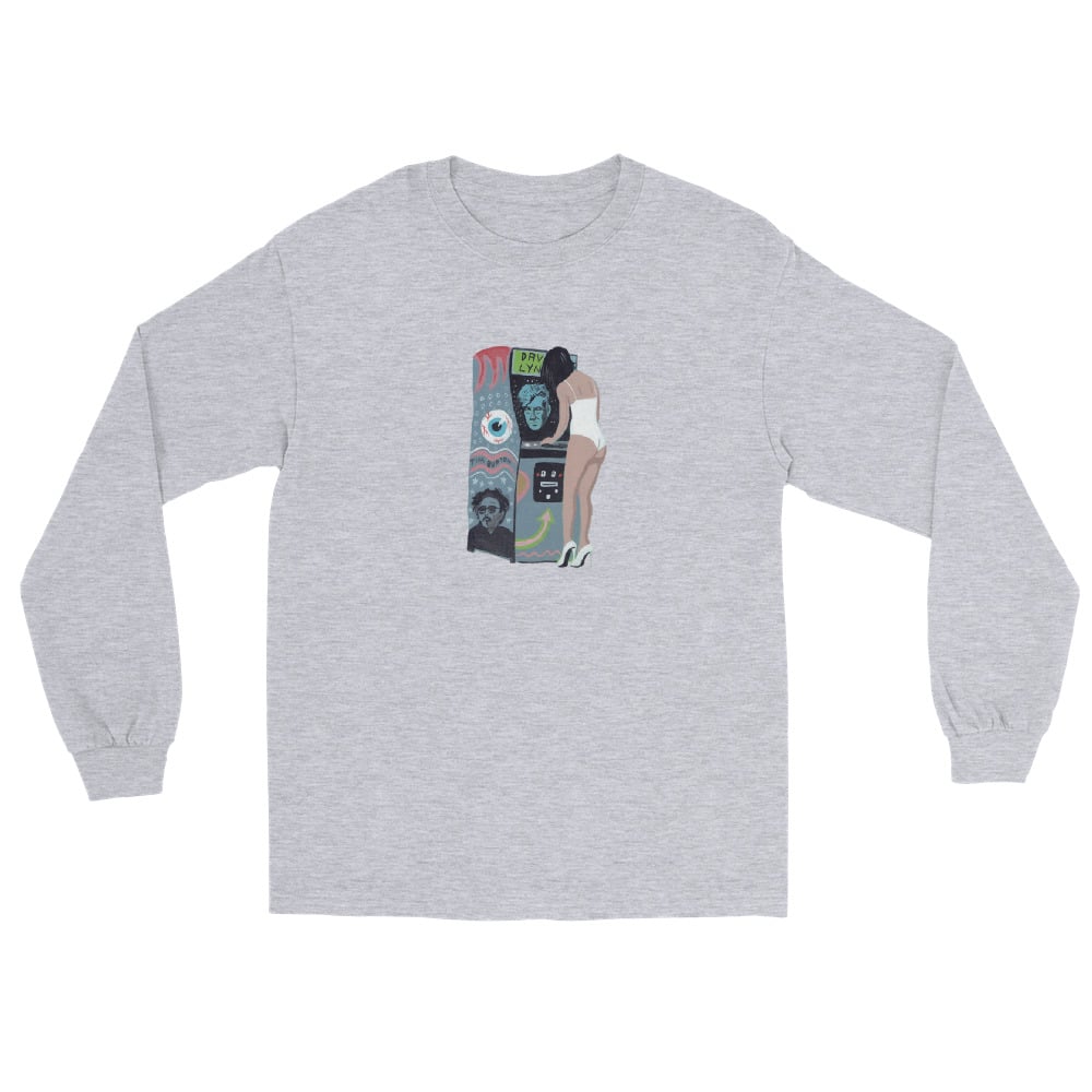 Image of A STRANGE ARCADE GAME LONG SLEEVE SHIRT