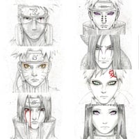 Naruto Full Set 1 Of Seven Prints