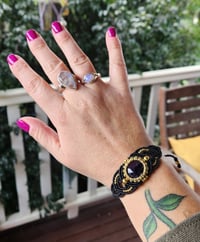 Image 4 of Trapiche Amethyst Bracelet 