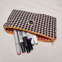 Image 2 of quilted UNI-BAG BROWN