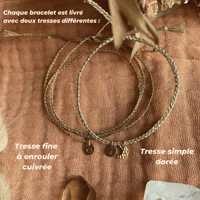 Image 3 of GRIGRI Tressé - Mini rond gravé