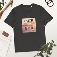 Image 7 of organic cotton t-shirt (Faith)