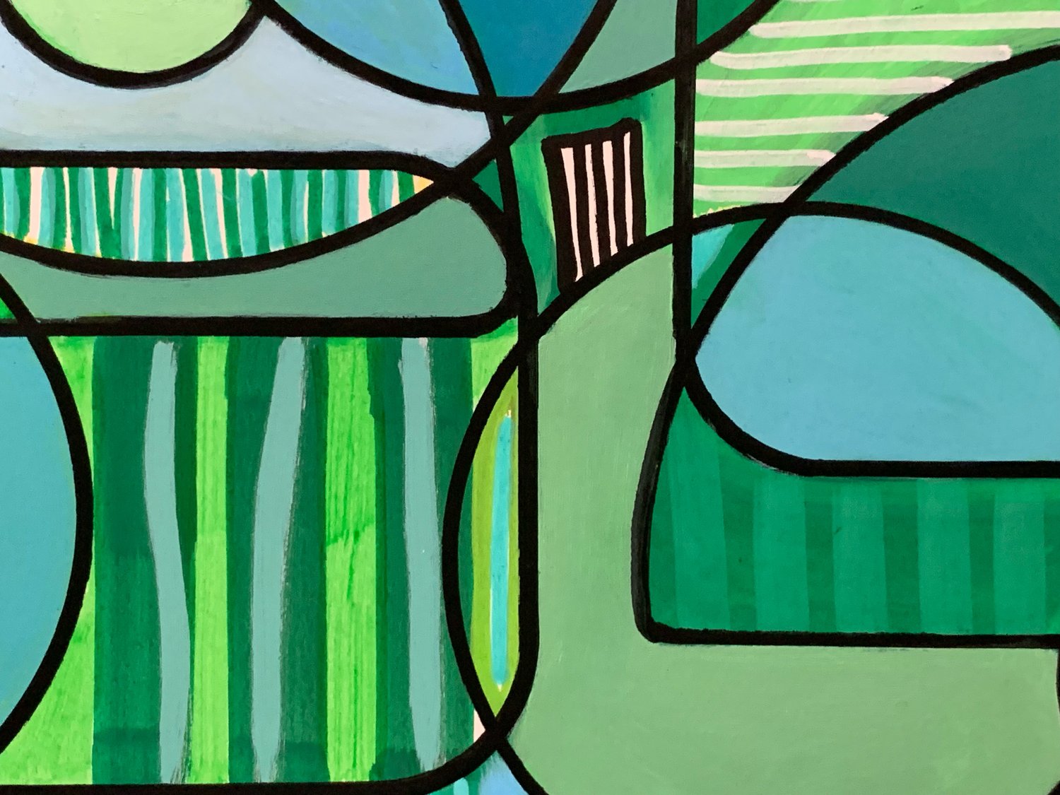 Image of 'Clear skies' Acrylic Painting on Thick Cotton Rag Paper