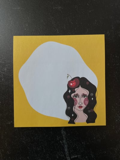 Image of Cherry Splat Mauvais Sticky Notes
