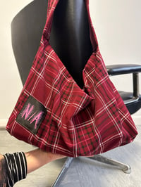 Image 3 of Red Tartan Bag