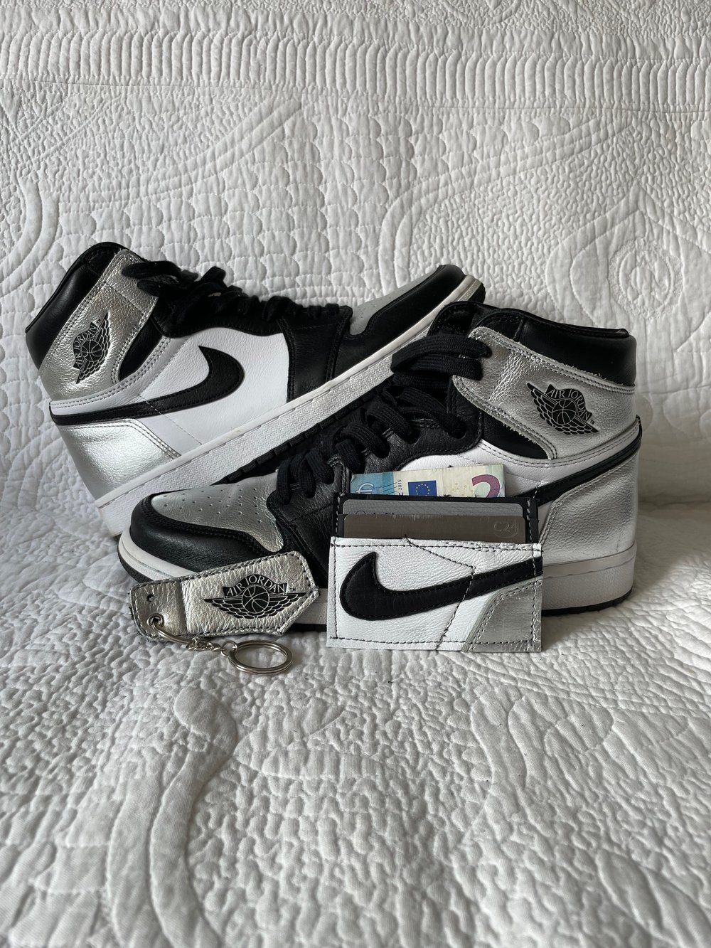 KEYRING - Jordan 1 Silvertoe