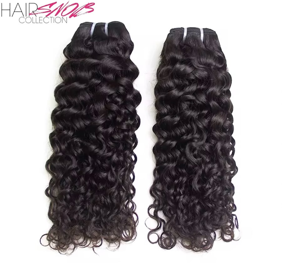 Image of Elegant Mink Brazilian Water Wave Virgin Hair