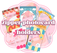 Image 1 of Zipper PhotoCard Holders