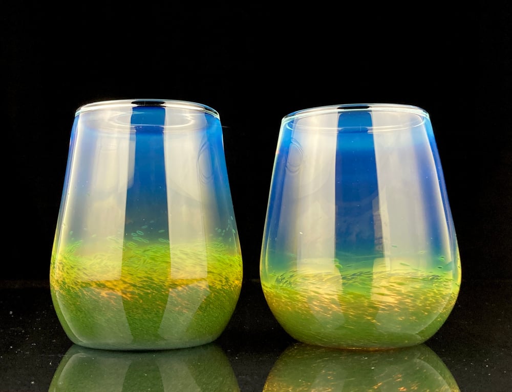 Image of Frit Tumbler - Amazon Night set no.1