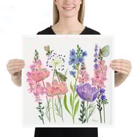 Image 3 of Cosmos Garden- Poster Print