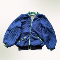 Image 3 of blue bomber jacket ジャケット