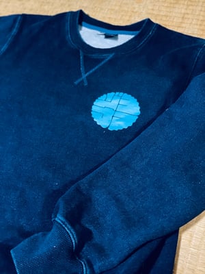 Image of yokozuna tiger sweat shirts “indigo “designed by andreas coenen 