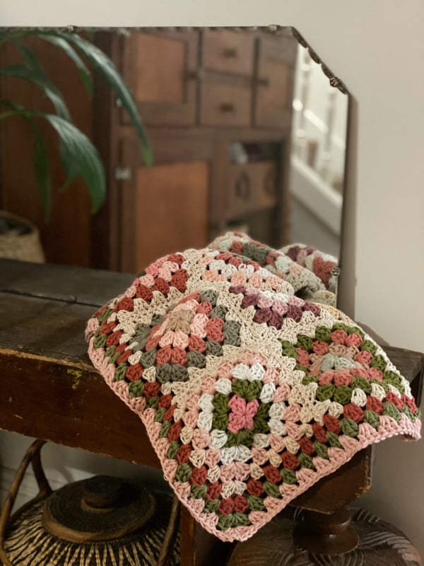 Image of Berries Crochet Blanket