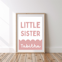 Image 4 of Sister Scallop Personalised Print