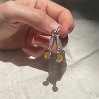 Image 1 of OPAL/AMBER RIDGE EARRINGS