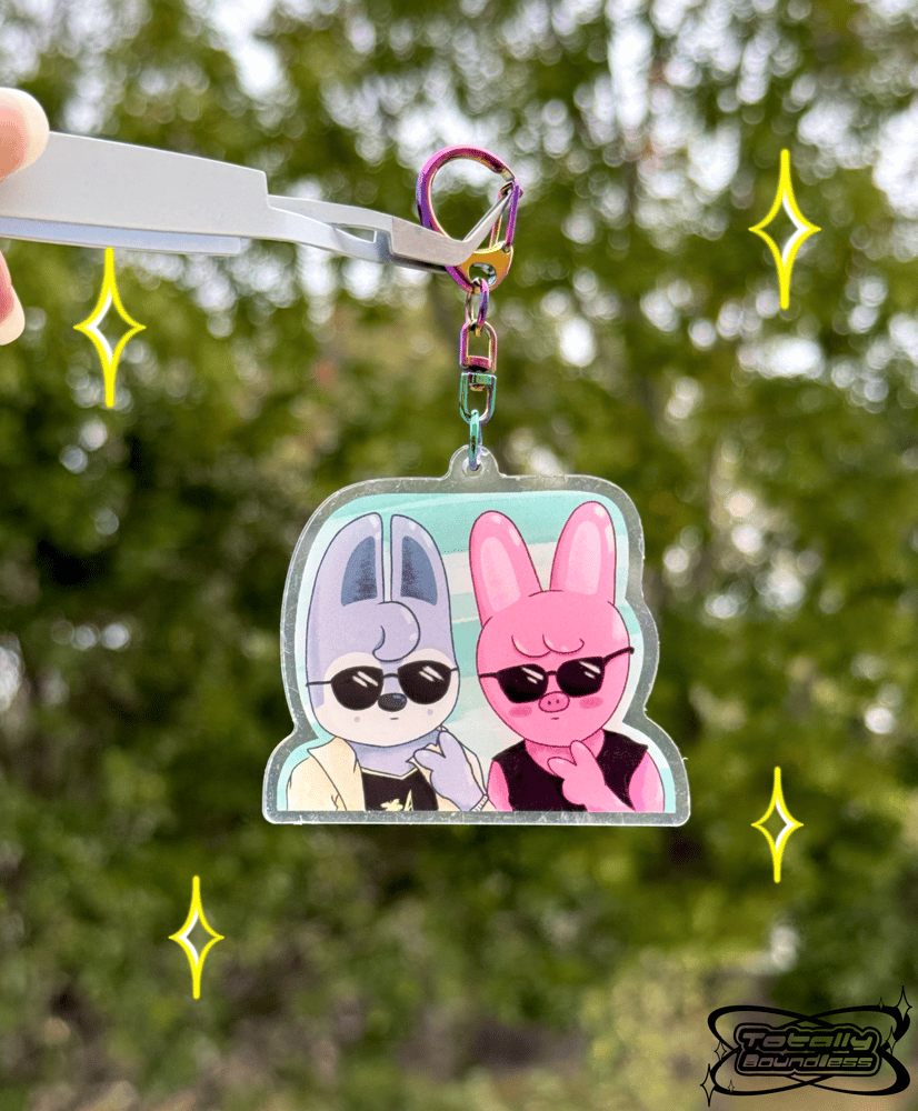 Image of Wolfchan + Dwaekki Keychain