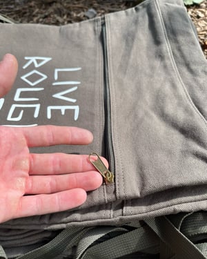 Image of Khaki Green “Scratch” Backpack