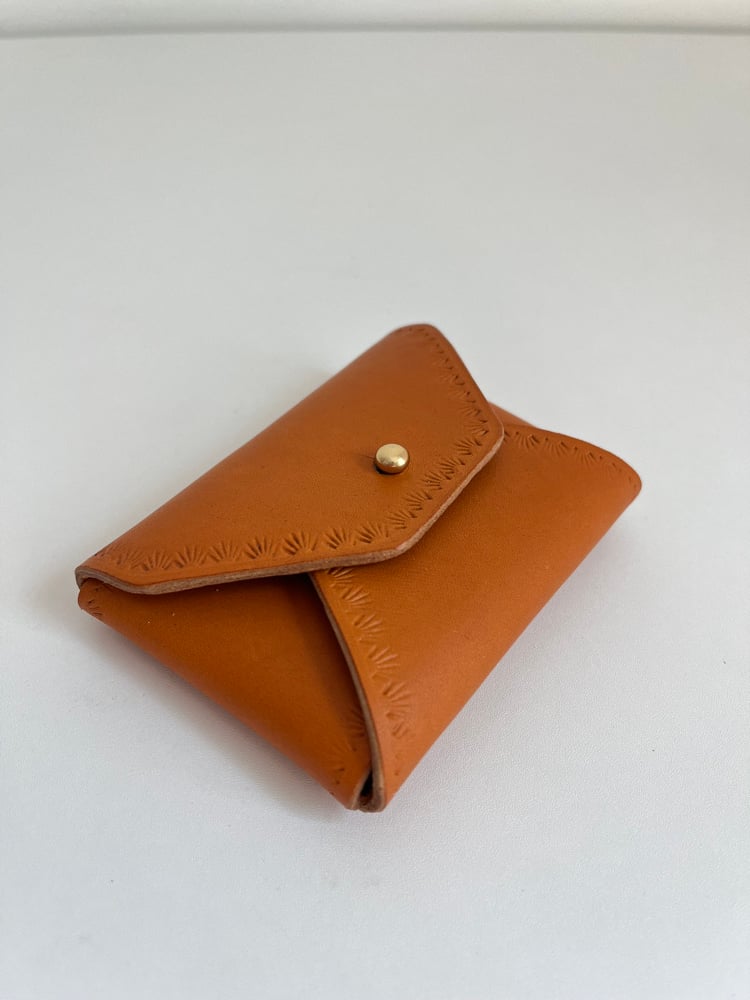 Image of Copper "No-Stitch" Card Wallet 