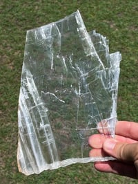 Image 11 of Transparent Selenite Slab | Morocco #2927