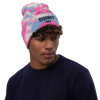EMBROIDERED TIE-DYE BEANIE