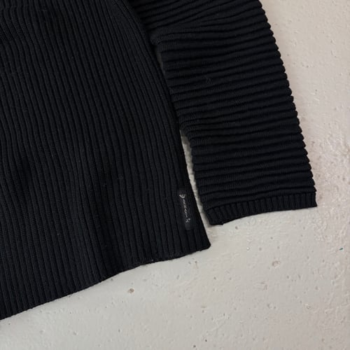 Image of 2000s Armani Jeans Ribbed Sweatshirt, Size medium