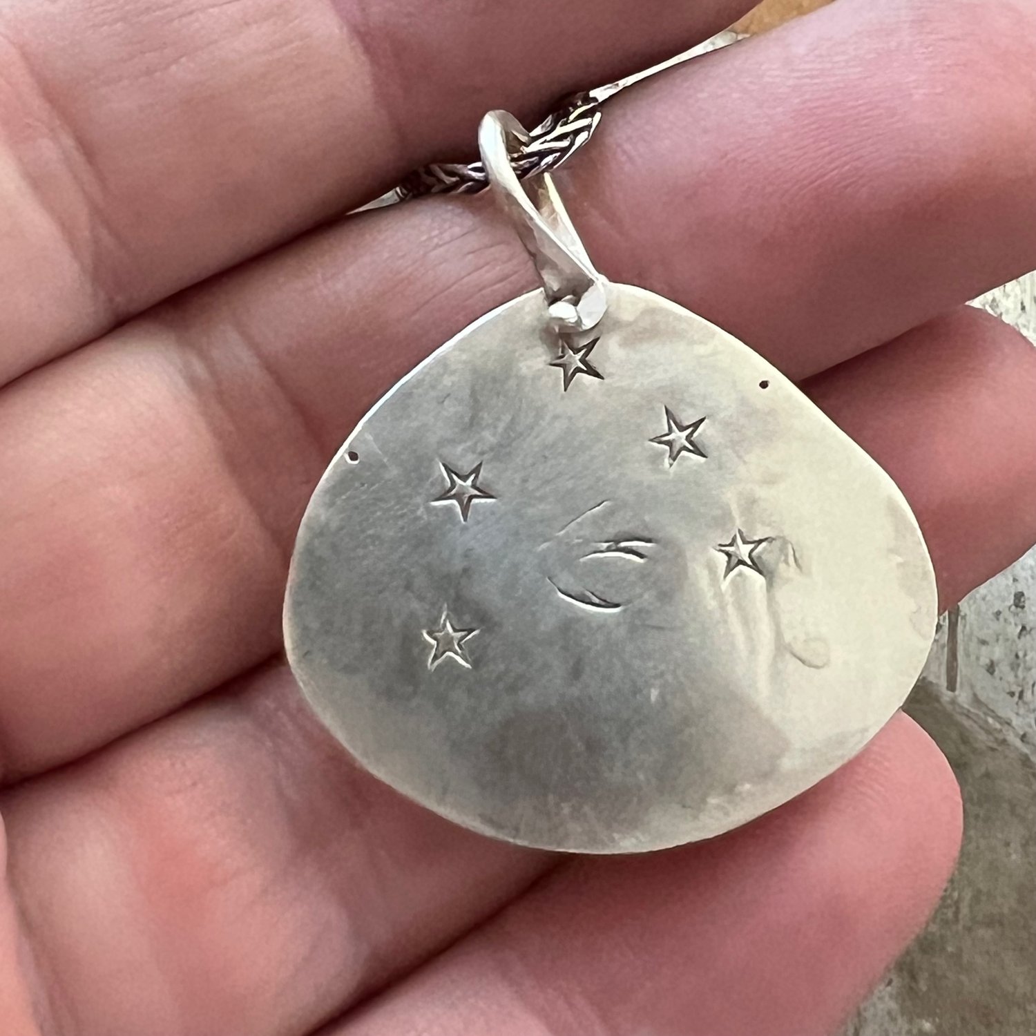 Image of Cloudy Day Lace Agate Necklace 