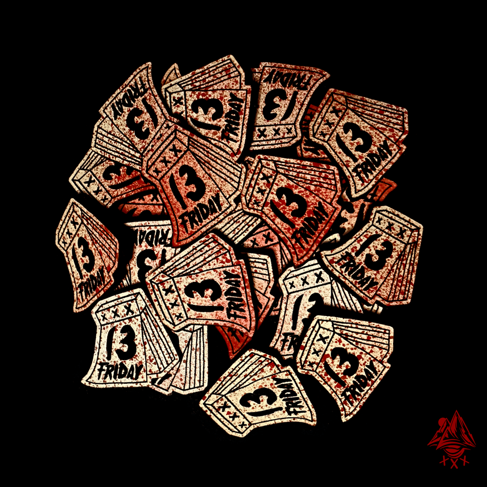 Image of Leather F13 Mini Calendar (Bloody)