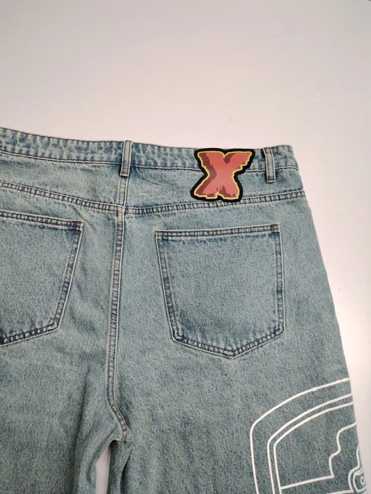 Oversized flare shorts