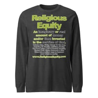 Image 21 of Religious Equity Unisex Long Sleeve Tee