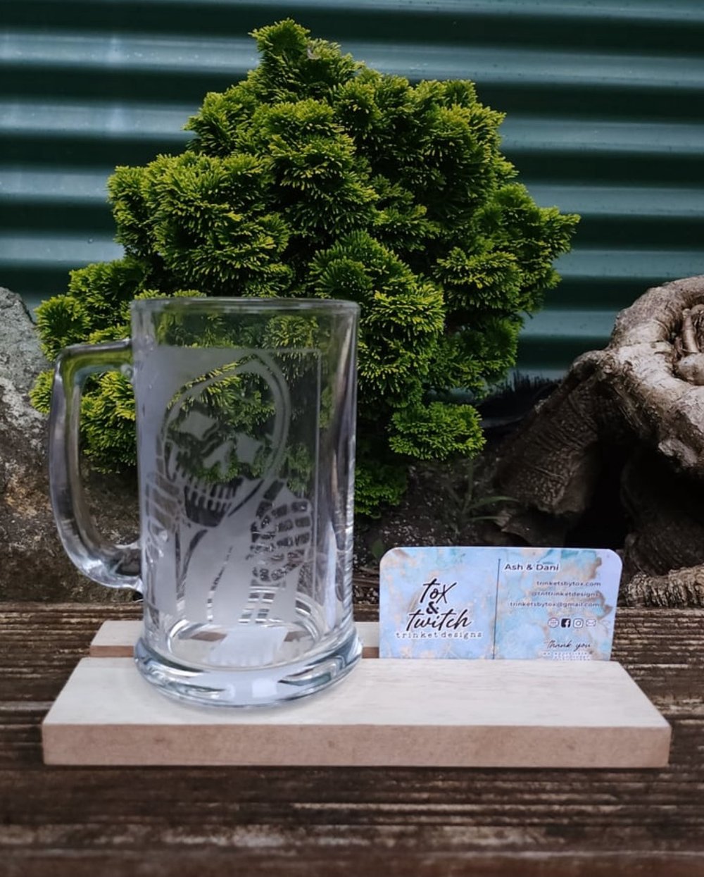 Image of Etched Beer Steins