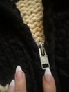 vintage hand knit wool SKULL cowichan sweater